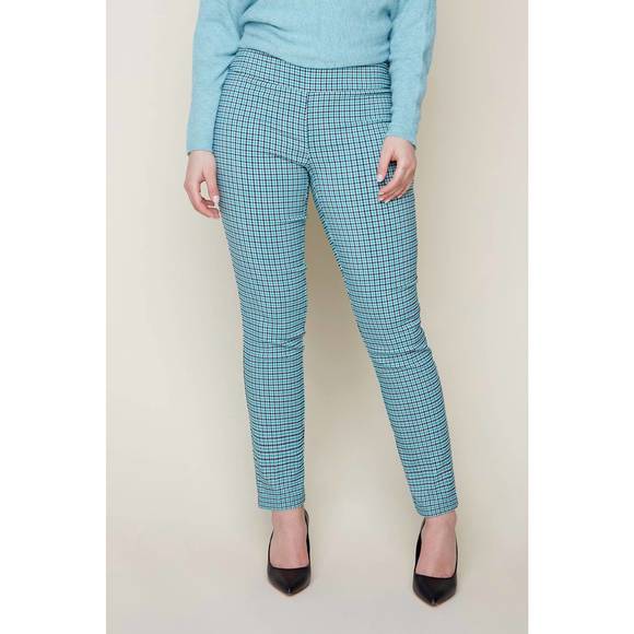 NEW RENUAR pull on tummy control ankle pant in peacock - Picture 1 of 4